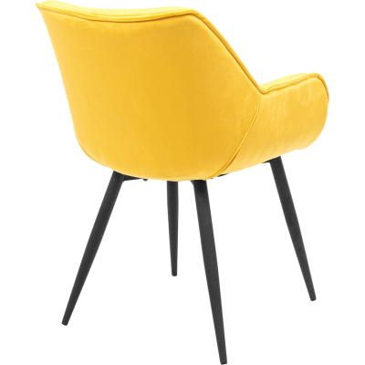 Кухонний стілець Richman Голден Ніжки чорні Жовтий (ADD0002763)