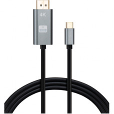 Кабель мультимедійний USB-C to DisplayPort 1.5m v1.2 4K60Hz Vinga (VCPVCCD1215)