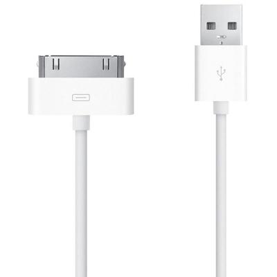 Дата кабель USB 2.0 AM to Apple 30pin 1.0m TKX-64 White Toto (F_55083)