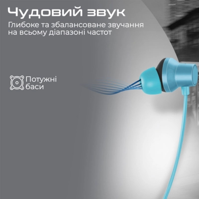 Навушники Promate ANC Velcon Blue (velcon.blue)