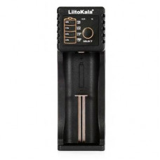 Зарядний пристрій для акумуляторів Liitokala 1 Slot, LED дисплей, USB, 3.7VLion/3.2VLi-Fe/1.2VNIHM/26650/ (Lii-100B)