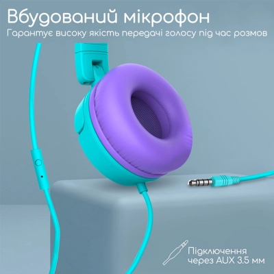 Навушники Promate Jewel Aqua (jewel.aqua)