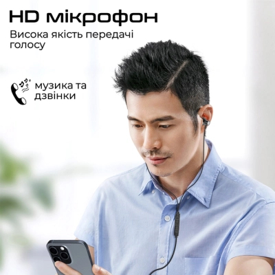 Навушники Promate Silken-C Black (silken-c.black)