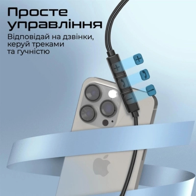 Навушники Promate Silken-C Black (silken-c.black)