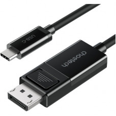 Кабель мультимедійний USB 3.1 Type-C to DisplayPort 1.8m V1.4 Thunderbolt 3 4K60Hz PVC Choetech (XCP-1803)