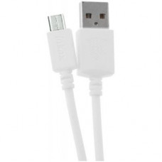 Дата кабель USB 2.0 AM to Micro 5P 2.0m CK-08 White Inkax (F_62189)