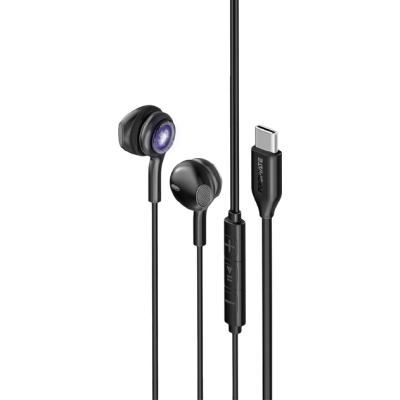 Навушники Promate LumiBuds-C Black (lumibuds-c.black)