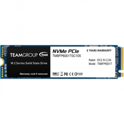 Накопичувач SSD M.2 2280 1TB Team (TM8FP6001T0C101)