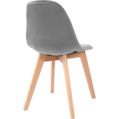 Кухонний стілець Richman Спліт Ніжки дерев'яні оббивка Сірий (ADD0002427)