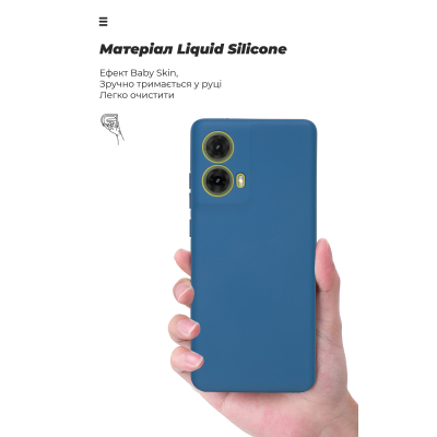 Чохол до мобільного телефона Armorstandart ICON Motorola G85 5G Camera cover Blue (ARM77298)