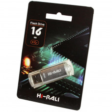 USB флеш накопичувач Hi-Rali 16GB Rocket Series Silver USB 2.0 (HI-16GBVCSL)