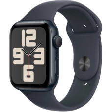 Смарт-годинник Apple Watch SE 2024 GPS 44mm Midnight Aluminium Case with Midnight Sport Band - M/L (MXEK3QH/A)