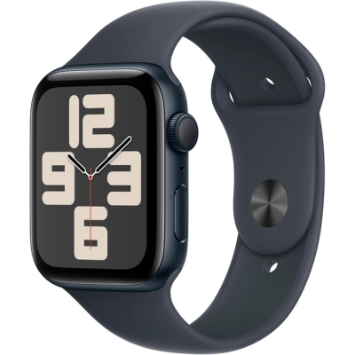 Смарт-годинник Apple Watch SE 2024 GPS 44mm Midnight Aluminium Case with Midnight Sport Band - M/L (MXEK3QH/A)
