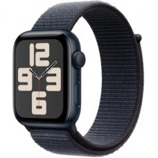 Смарт-годинник Apple Watch SE 2024 GPS 44mm Midnight Aluminium Case with Ink Sport Loop (MXEP3QH/A)
