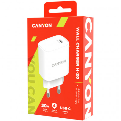 Зарядний пристрій Canyon PD 20W (CNE-CHA20W02)