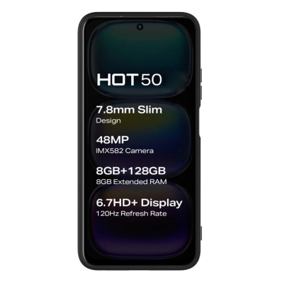 Чохол до мобільного телефона BeCover Infinix Hot 50 (X6720) Black (712282)