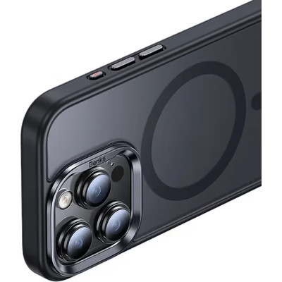 Чохол до мобільного телефона Benks MagClap Mist Protective Black for iPhone 15 Pro Max (1248532)