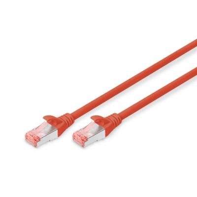 Патч-корд 0.5м, CAT 6 S-FTP, AWG 27/7, LSZH, red Digitus (DK-1644-005/R)