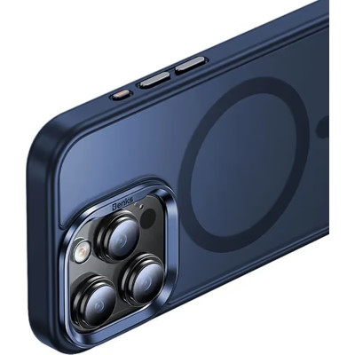 Чохол до мобільного телефона Benks MagClap Mist Protective Blue for iPhone 15 Pro (1248533)