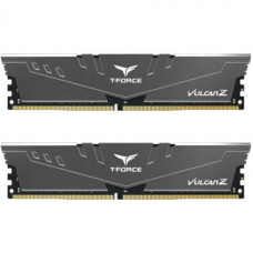 Модуль пам'яті для комп'ютера DDR4 16GB (2x8GB) 2666 MHz T-Force Vulcan Z Gray Team (TLZGD416G2666HC18HDC01)