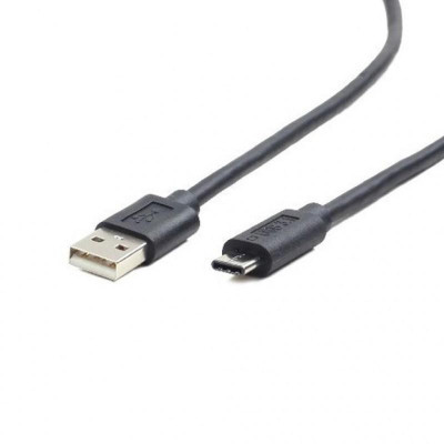 Дата кабель USB 2.0 AM to Type-C 1.0m CK-50 Black Inkax (F_72196)