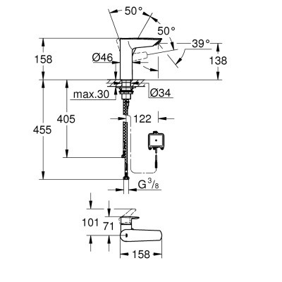 Змішувач Grohe Eurosmart New (23975003)