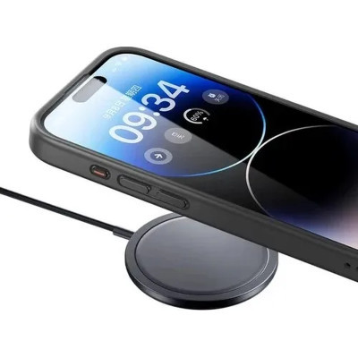 Чохол до мобільного телефона Benks MagClap Mist Protective Gray for iPhone 15 Pro (1248535)