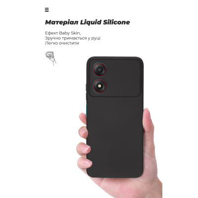 Чохол до мобільного телефона Armorstandart ICON ZTE Blade A34 Camera cover Black (ARM78956)