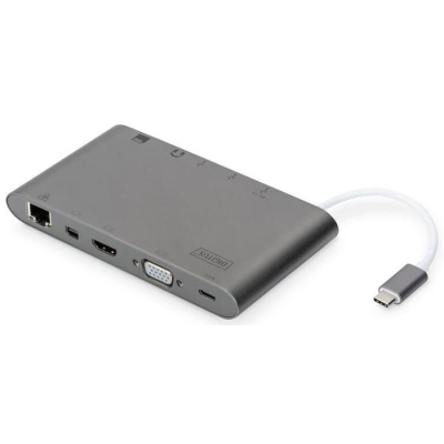 Порт-реплікатор Digitus USB-C, 11 Port (DA-70875)