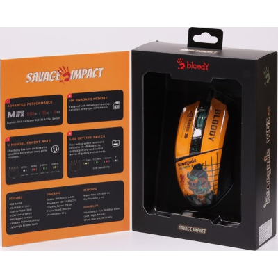 Мишка A4Tech W63 Max USB Renegade Sunset (4711422003642)
