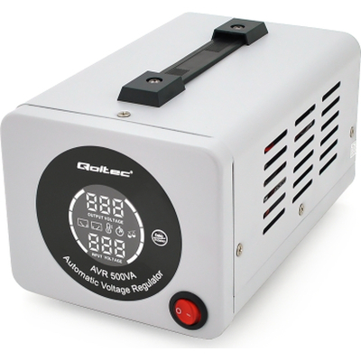 Стабілізатор Qoltec AVR-500VA, 400W (QLT-AVR-500VA)