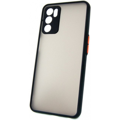 Чохол до мобільного телефона Dengos Matte OPPO A16 (black) (DG-TPU-MATT-103)