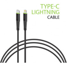 Дата кабель USB-C to Lightning 1.2m CBFLEXTL1 18W black Intaleo (1283126542459)
