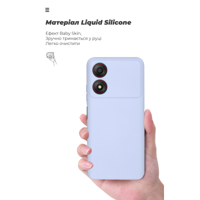 Чохол до мобільного телефона Armorstandart ICON ZTE Blade A34 Camera cover Lavender (ARM78959)