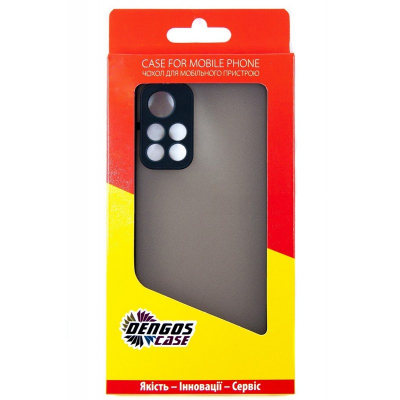 Чохол до мобільного телефона Dengos Matte POCO M4 Pro (black) (DG-TPU-MATT-102)