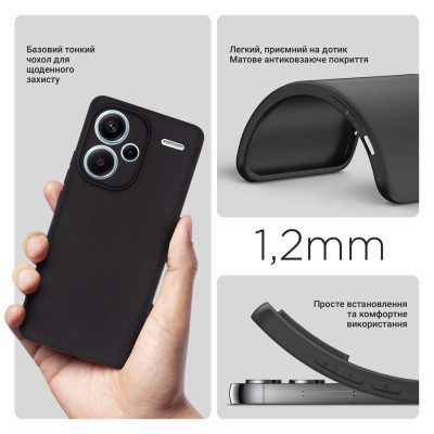 Чохол до мобільного телефона BeCover Xiaomi Redmi Note 13 Pro Plus 5G Black (710917)