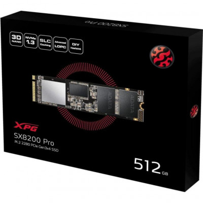 Накопичувач SSD M.2 2280 512GB ADATA (ASX8200PNP-512GT-C)