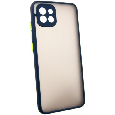 Чохол до мобільного телефона Dengos Matte Samsung Galaxy A03 (blue) (DG-TPU-MATT-94)