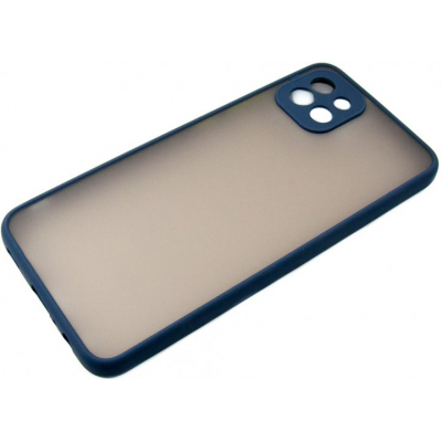 Чохол до мобільного телефона Dengos Matte Samsung Galaxy A03 (blue) (DG-TPU-MATT-94)