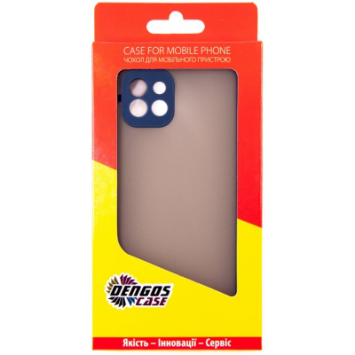 Чохол до мобільного телефона Dengos Matte Samsung Galaxy A03 (blue) (DG-TPU-MATT-94)