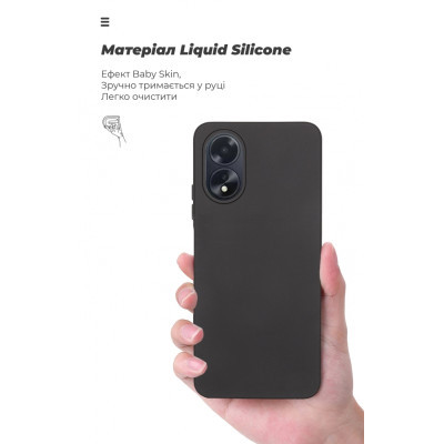 Чохол до мобільного телефона Armorstandart ICON Case OPPO A18 4G / A38 4G Black (ARM71030)