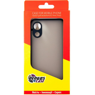 Чохол до мобільного телефона Dengos Matte Samsung Galaxy A03 Core (black) (DG-TPU-MATT-96)