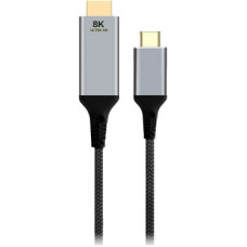 Кабель мультимедійний USB-C to HDMI 2.0m 8K 60Hz Cablexpert (A-CM-HDMIM8K-2M)