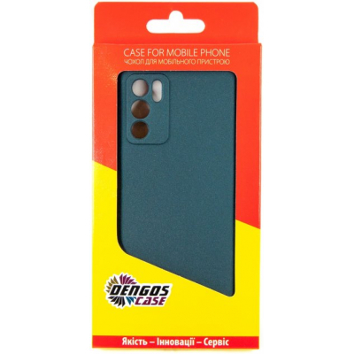 Чохол до мобільного телефона Dengos Soft OPPO A16 (green) (DG-TPU-SOFT-03)