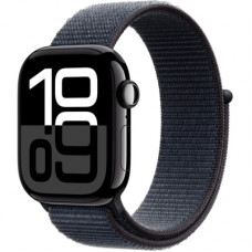 Смарт-годинник Apple Watch Series 10 GPS 42mm Jet Black Aluminium Case with Ink Sport Loop (MWWG3QH/A)