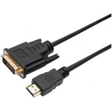 Кабель мультимедійний HDMI to DVI 24+1 1.8m Dynamode (DM-CL-HDMI-DVI-1.8M)