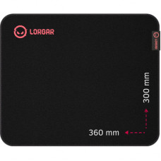 Килимок для мишки Lorgar Main 323 Black/Red (LRG-GMP323)