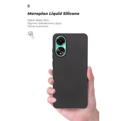 Чохол до мобільного телефона Armorstandart ICON Case OPPO A78 4G Black (ARM69632)