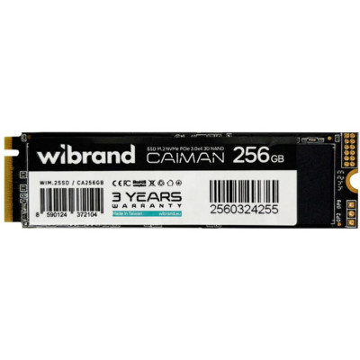 Накопичувач SSD M.2 2280 256GB Caiman Wibrand (WIM.2SSD/CA256GB)