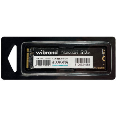 Накопичувач SSD M.2 2280 512GB Caiman Wibrand (WIM.2SSD/CA512GB)